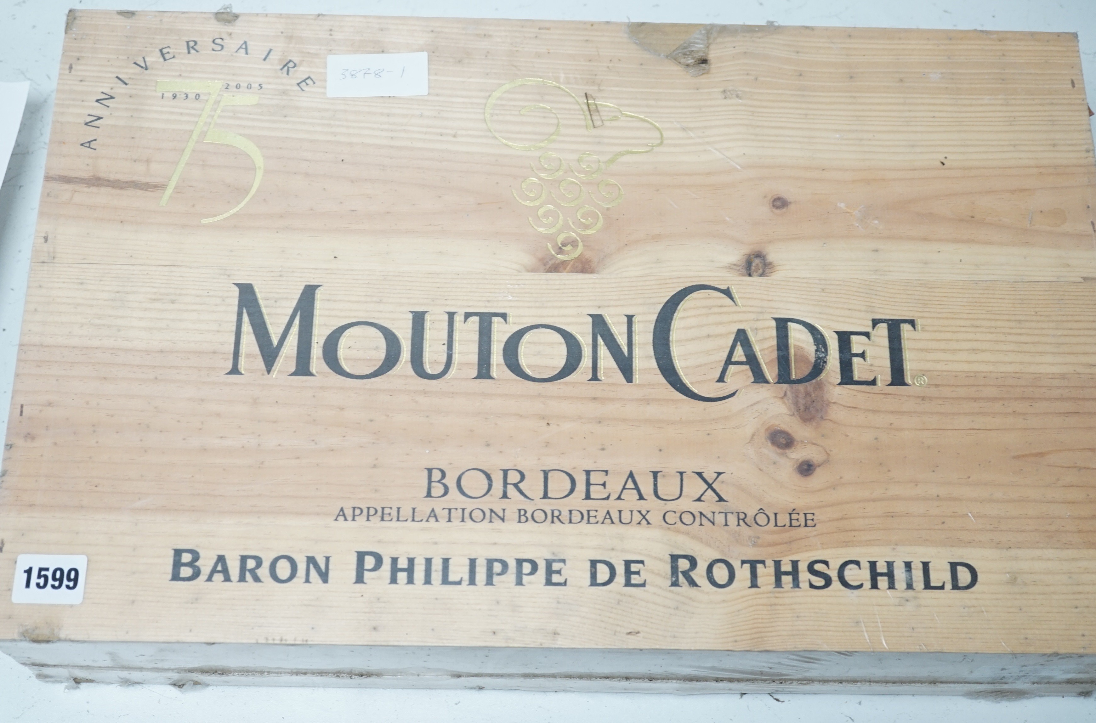 Mouton Cadet - six bottles O.W.C.